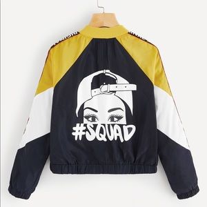 Color-block Bomber Jacket 🎁